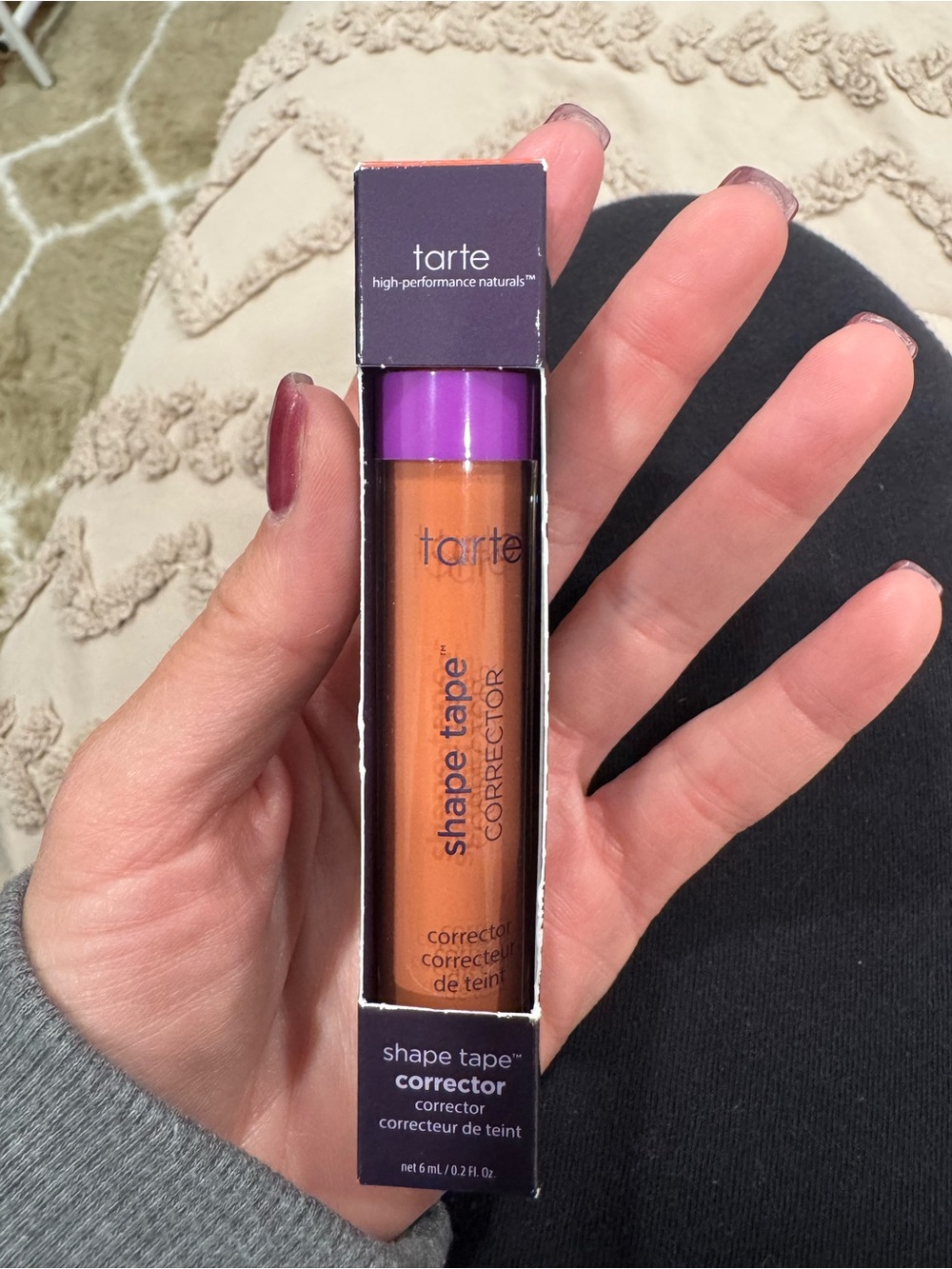 tarte Shape Tape Corrector - Orange with Purple Cap